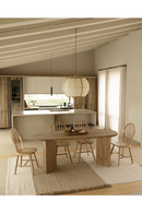 Oval Wood Dining Table | Decowood Osaka | Oroatrade.com