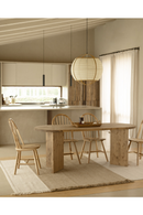 Oval Wood Dining Table | Decowood Osaka | Oroatrade.com