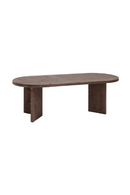 Oval Wood Dining Table | Decowood Osaka | Oroatrade.com