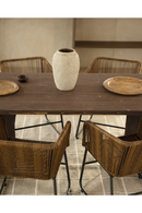 Oval Wood Dining Table | Decowood Osaka | Oroatrade.com