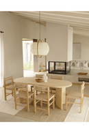 Oval Wood Dining Table | Decowood Osaka | Oroatrade.com