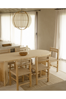 Oval Wood Dining Table | Decowood Osaka | Oroatrade.com