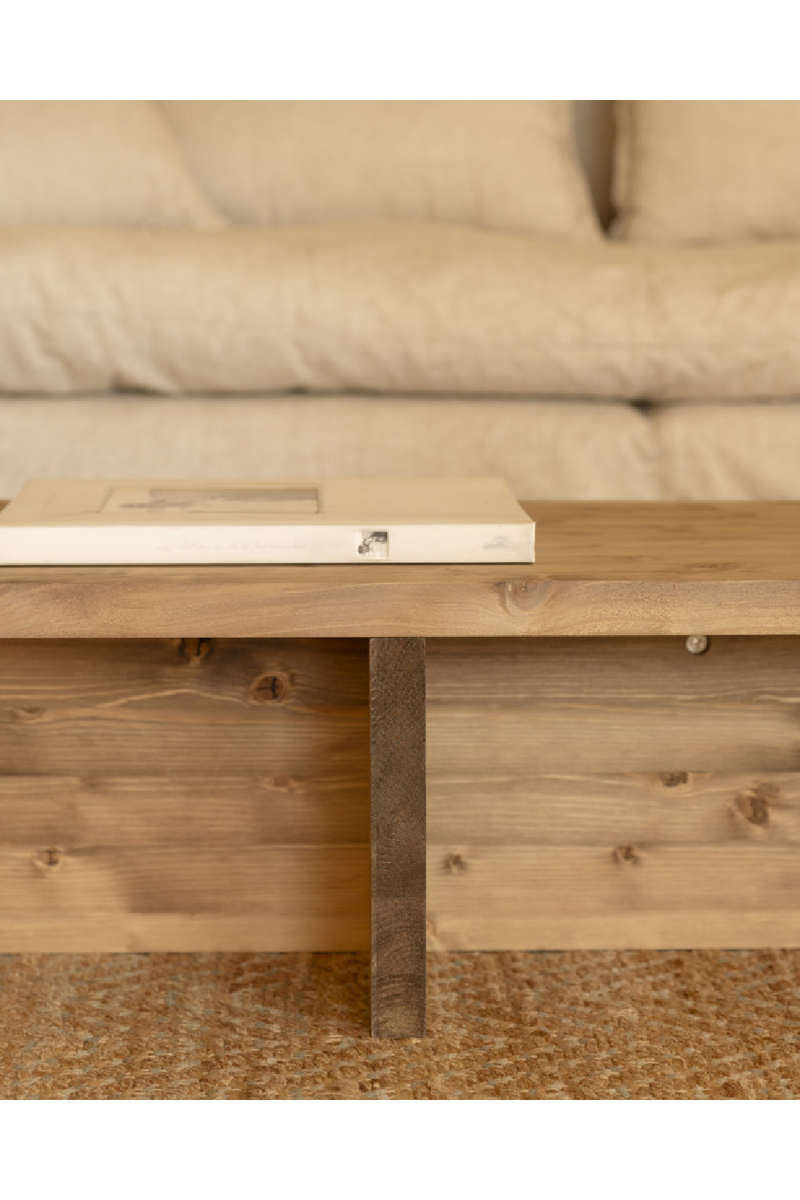 Varnished Wood Coffee Table | Decowood Sam | Oroatrade.com