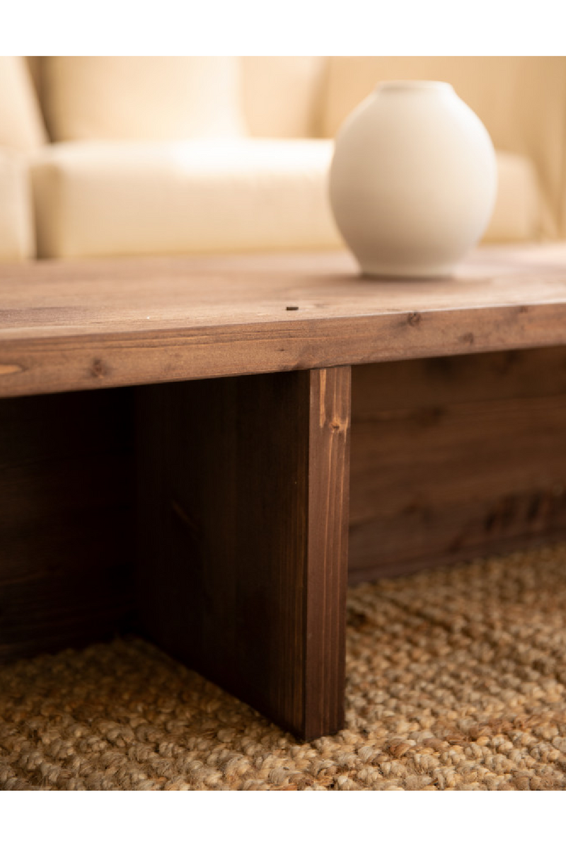 Varnished Wood Coffee Table | Decowood Sam | Oroatrade.com