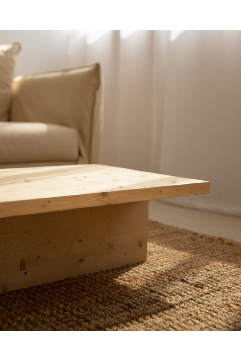 Varnished Wood Coffee Table | Decowood Sam | Oroatrade.com