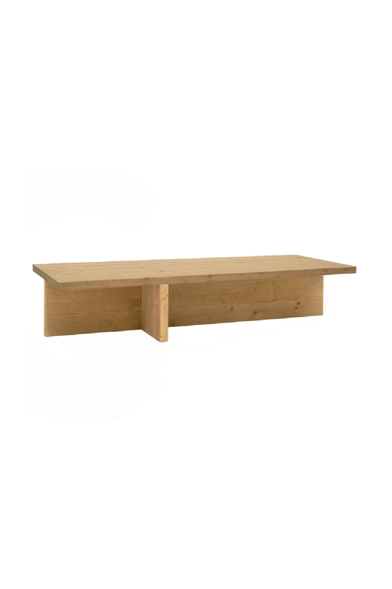 Varnished Wood Coffee Table | Decowood Sam | Oroatrade.com