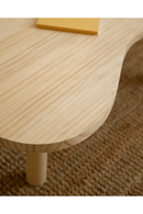 Curved Wooden Coffee Table | Decowood Gina | Oroatrade.com