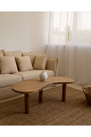 Curved Wooden Coffee Table | Decowood Gina | Oroatrade.com