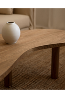 Curved Wooden Coffee Table | Decowood Gina | Oroatrade.com