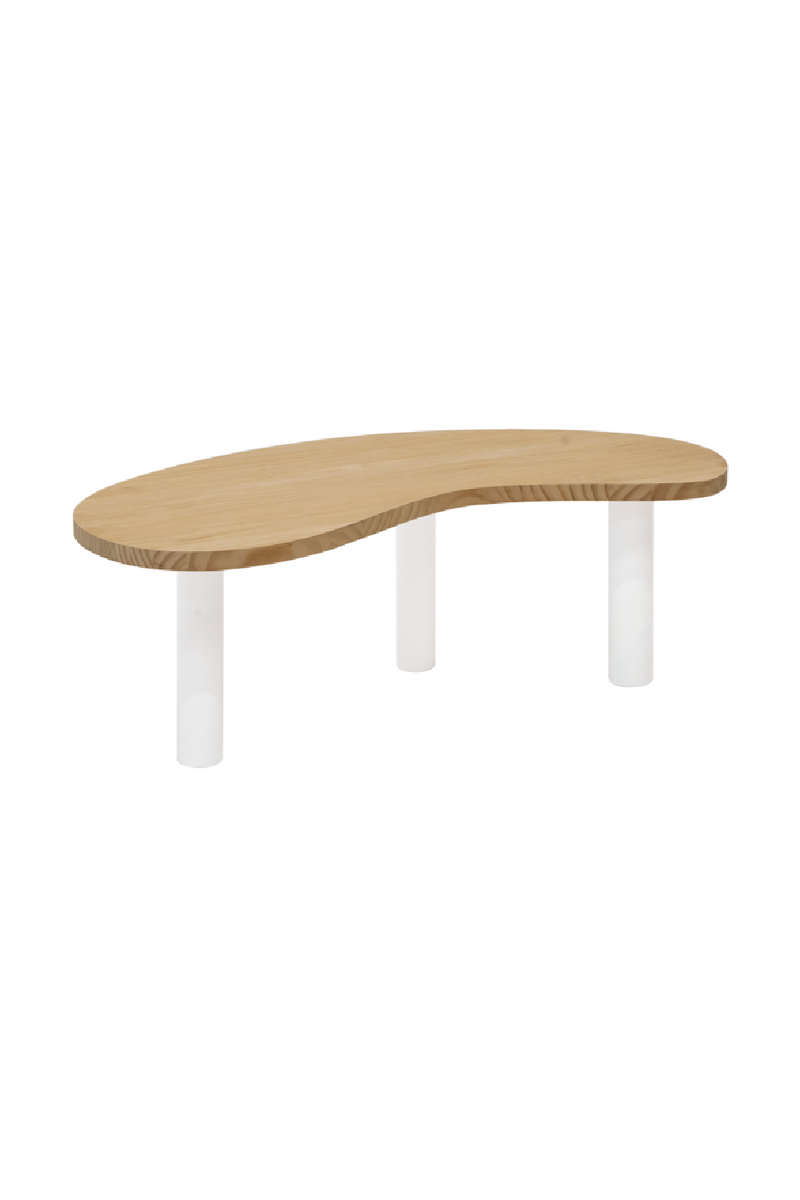 Curved Wooden Coffee Table | Decowood Gina | Oroatrade.com