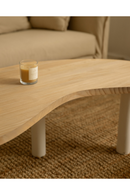Curved Wooden Coffee Table | Decowood Gina | Oroatrade.com