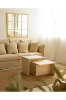 Cantilevered Solid Wood Coffee Tables (2) | Decowood Theo | Oroatrade.com