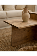 Cantilevered Solid Wood Coffee Tables (2) | Decowood Theo | Oroatrade.com