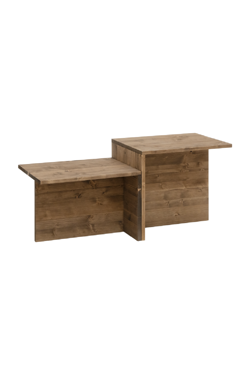 Cantilevered Solid Wood Coffee Tables (2) | Decowood Theo | Oroatrade.com