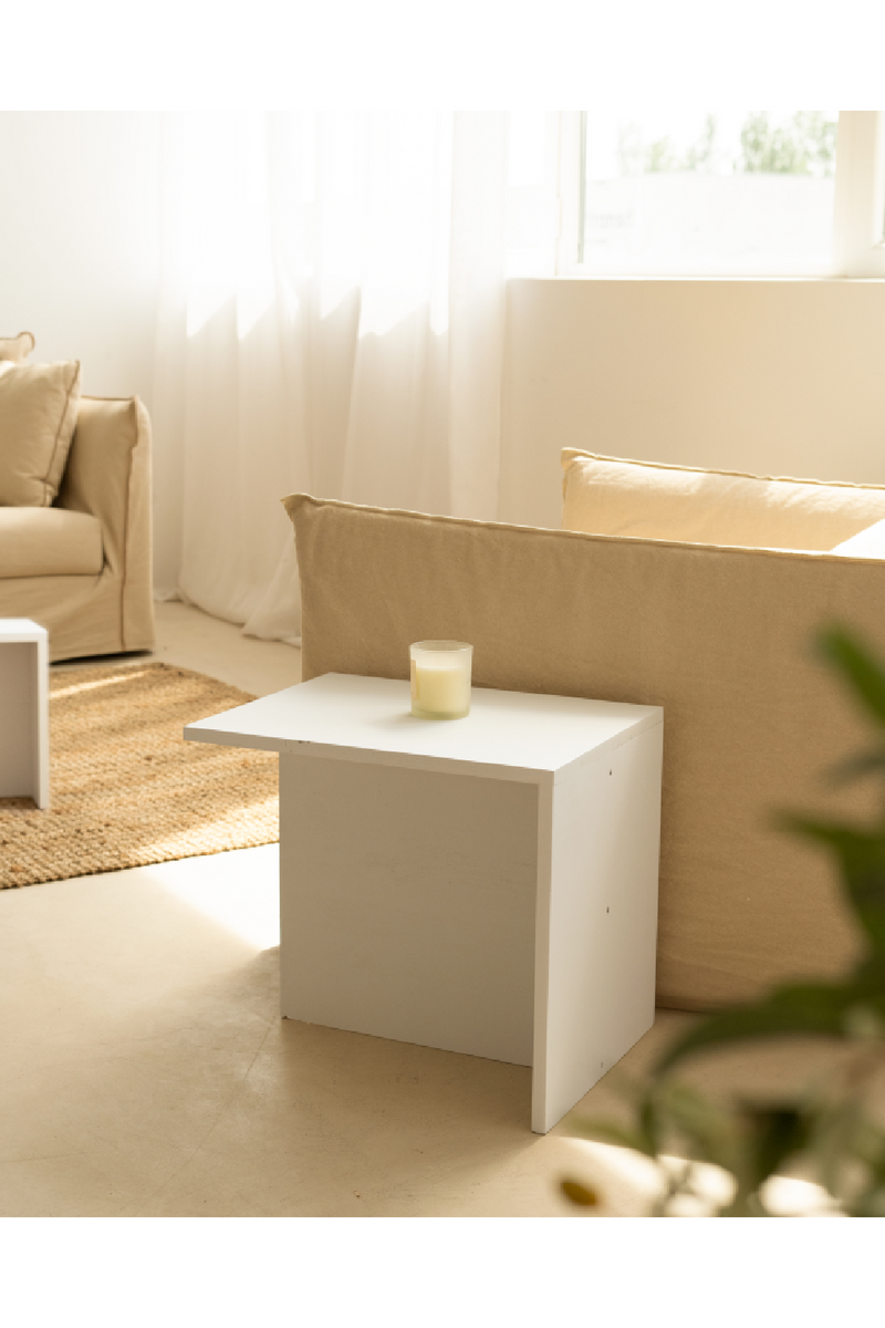 Cantilevered Solid Wood Coffee Tables (2) | Decowood Theo | Oroatrade.com