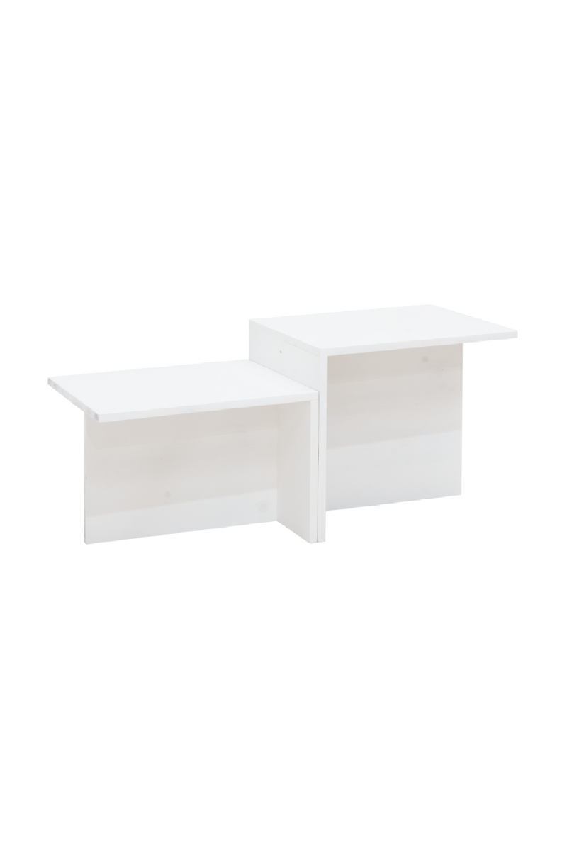 Cantilevered Solid Wood Coffee Tables (2) | Decowood Theo | Oroatrade.com