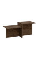 Cantilevered Solid Wood Coffee Tables (2) | Decowood Theo