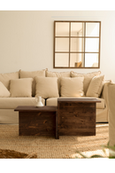 Cantilevered Solid Wood Coffee Tables (2) | Decowood Theo