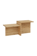 Cantilevered Solid Wood Coffee Tables (2) | Decowood Theo | Oroatrade.com