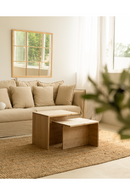 Cantilevered Solid Wood Coffee Tables (2) | Decowood Theo | Oroatrade.com