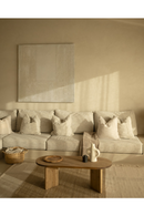 Oval Wood Coffee Table | Decowood Osaka