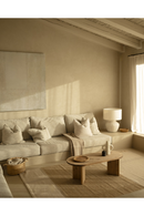 Oval Wood Coffee Table | Decowood Osaka