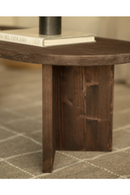 Oval Wood Coffee Table | Decowood Osaka