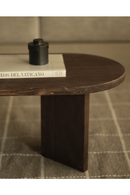 Oval Wood Coffee Table | Decowood Osaka
