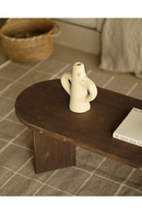 Oval Wood Coffee Table | Decowood Osaka