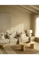 Oval Wood Coffee Table | Decowood Osaka