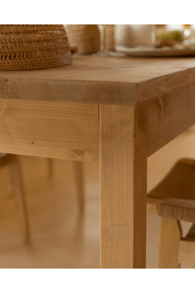 Varnished Wood Dining Table | Decowood Lia | Oroatrade.com
