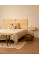 Wooden Headboard and Floating Table | Decowood Flandes + Ingrid | Oroatrade.com