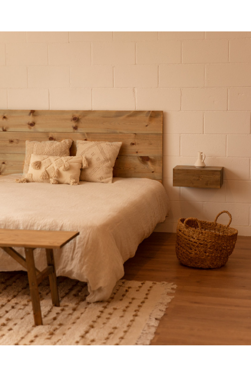 Wooden Headboard and Floating Table | Decowood Flandes + Ingrid | Oroatrade.com
