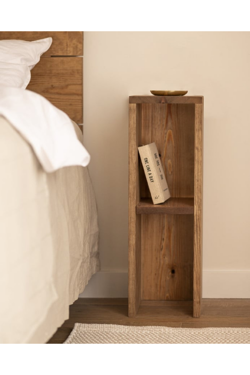 Wooden Headboard and Bedside Table | Decowood Flandes + Lina | Oroatrade.com