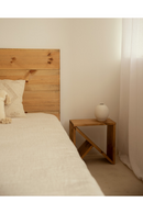 Wooden Headboard and Nordic Bedside Table | Decowood Flandes + Stoke | Oroatrade.com