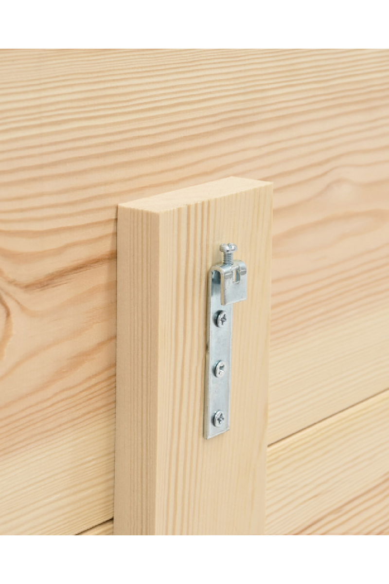 Wooden Headboard and Nordic Bedside Table | Decowood Flandes + Stoke | Oroatrade.com