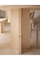 Oval Dining Table and Bench Set | Decowood Tokyo | Oroatrade.com