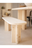 Oval Dining Table and Bench Set | Decowood Tokyo | Oroatrade.com