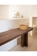 Oval Dining Table and Bench Set | Decowood Tokyo | Oroatrade.com