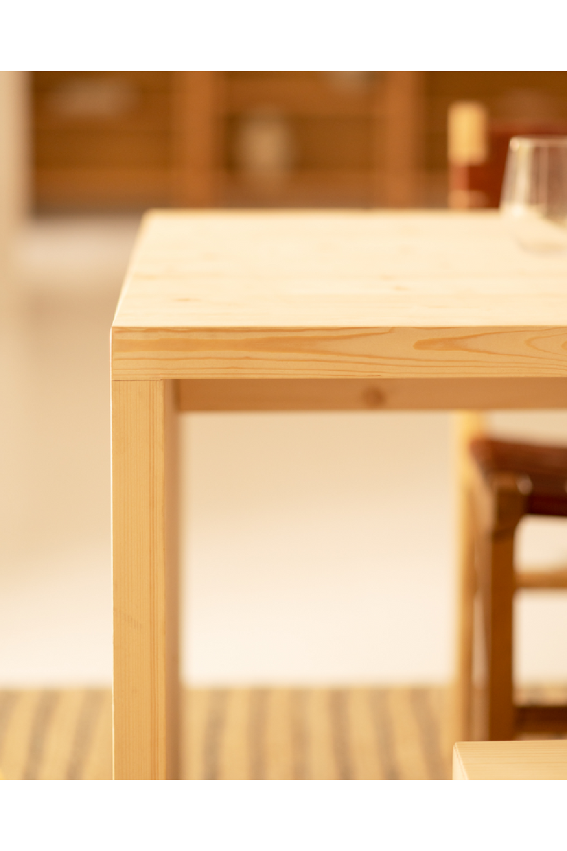Wooden Dining Table With Stools (4) | Decowood Telva | Oroatrade.com