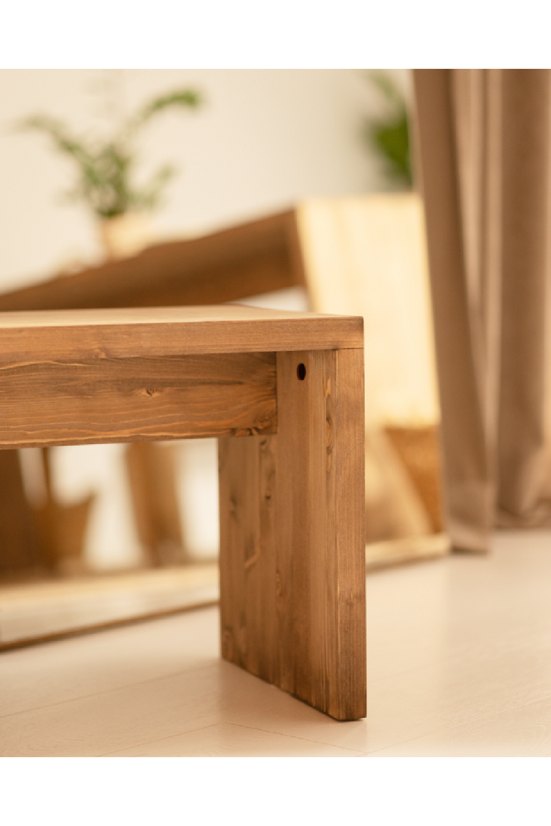 Wooden Dining Table With Stools (4) | Decowood Telva | Oroatrade.com