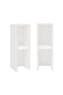 Fir Wood Bedside Table Set (2) | Decowood Lina | Oroatrade.com