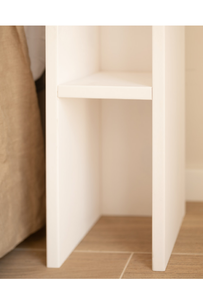 Fir Wood Bedside Table Set (2) | Decowood Lina | Oroatrade.com