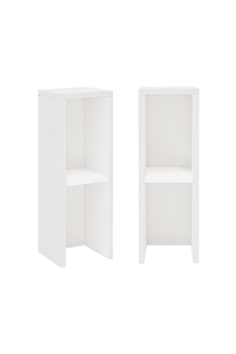 Fir Wood Bedside Table Set (2) | Decowood Lina | Oroatrade.com