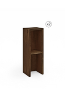 Fir Wood Bedside Table Set (2) | Decowood Lina | Oroatrade.com