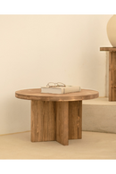 Crossed Base Wooden Coffee Tables (2) | Decowood Tokyo | Oroatrade.com