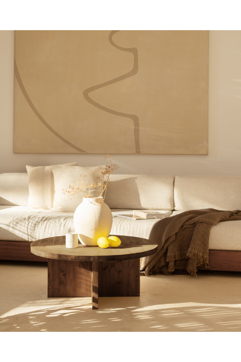 Crossed Base Wooden Coffee Tables (2) | Decowood Tokyo | Oroatrade.com