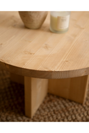 Crossed Base Wooden Coffee Tables (2) | Decowood Tokyo | Oroatrade.com