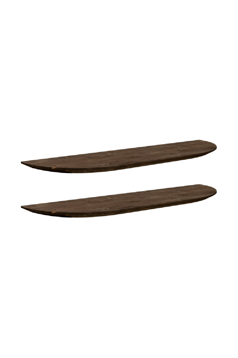 Solid Wood Floating Shelves (2) | Decowood Bloom | Oroatrade.com