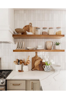 Solid Wood Floating Shelves (2) | Decowood Melva | Oroatrade.com